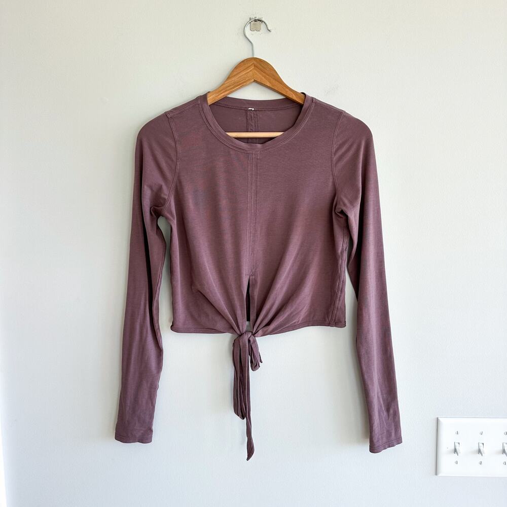 Lululemon Time to Restore Long Sleeve Top Antique Bark 4